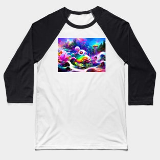 Color Globs | Mermaid Den Baseball T-Shirt